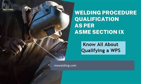 ASME Section IX Welder qualification test acceptance 